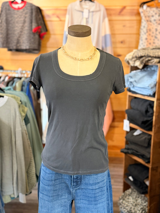 Ultra Soft Basic Scoop Neck (2 Colors)