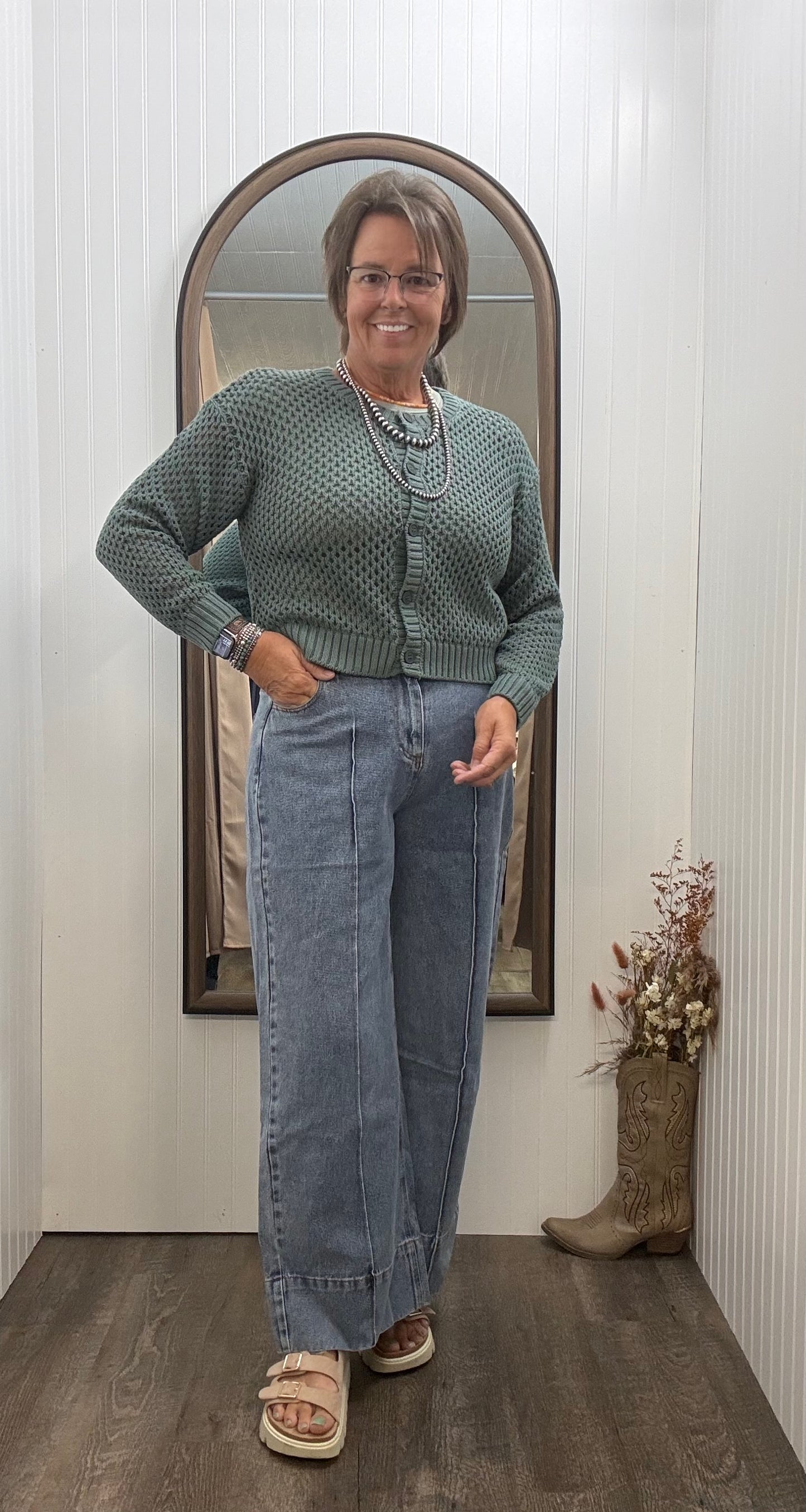 Open Knit Cardigan