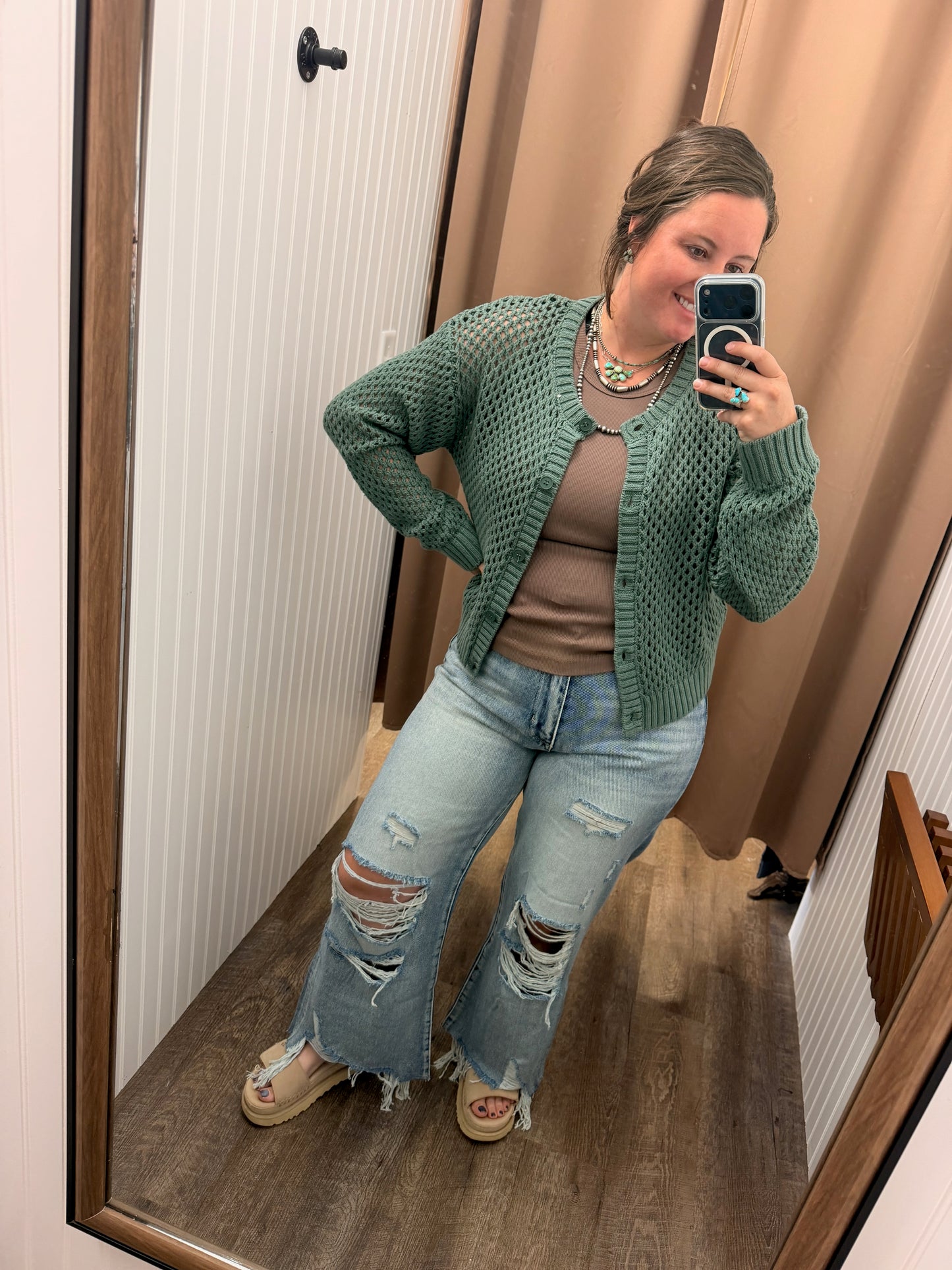 Open Knit Cardigan