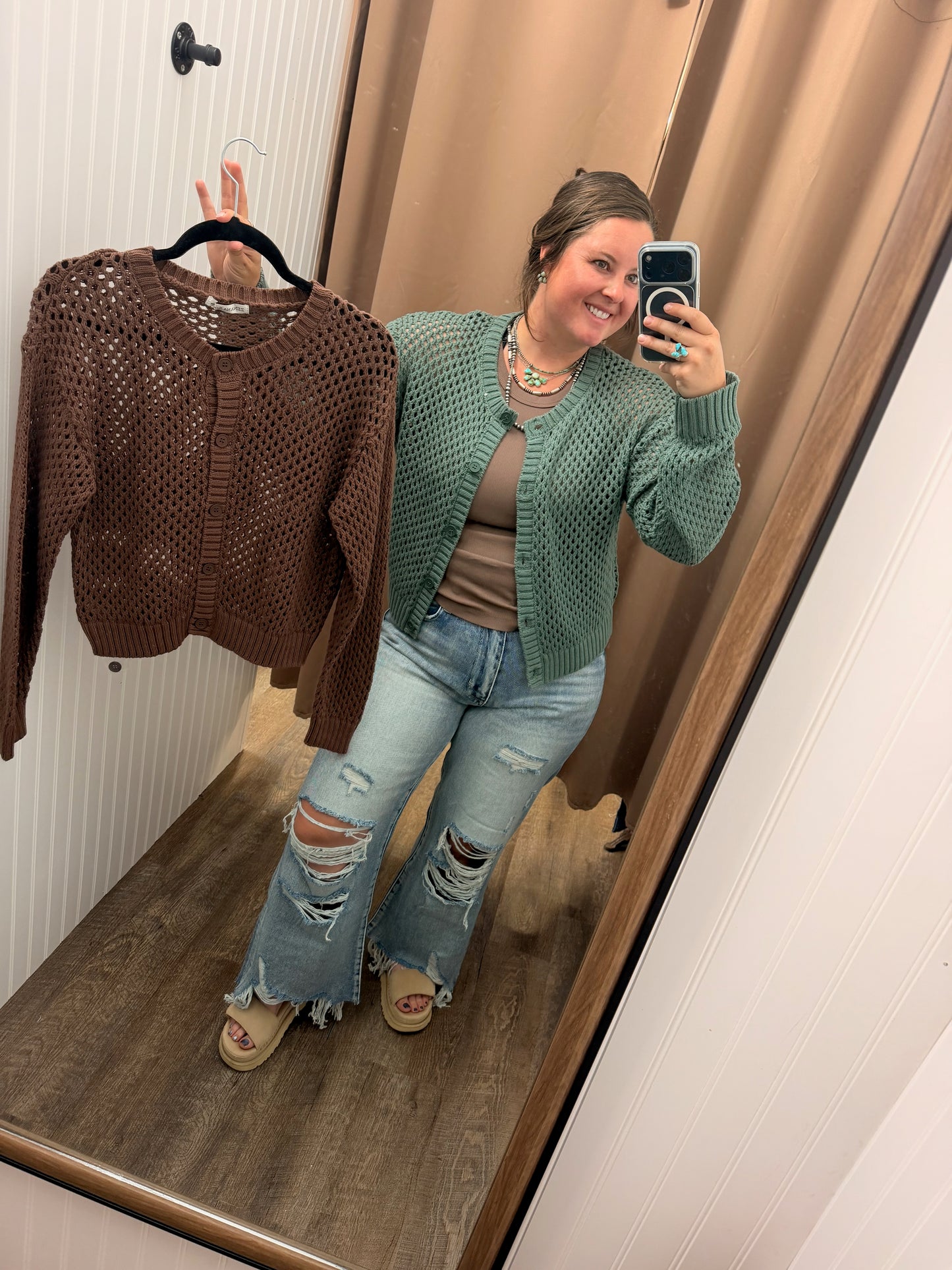 Open Knit Cardigan