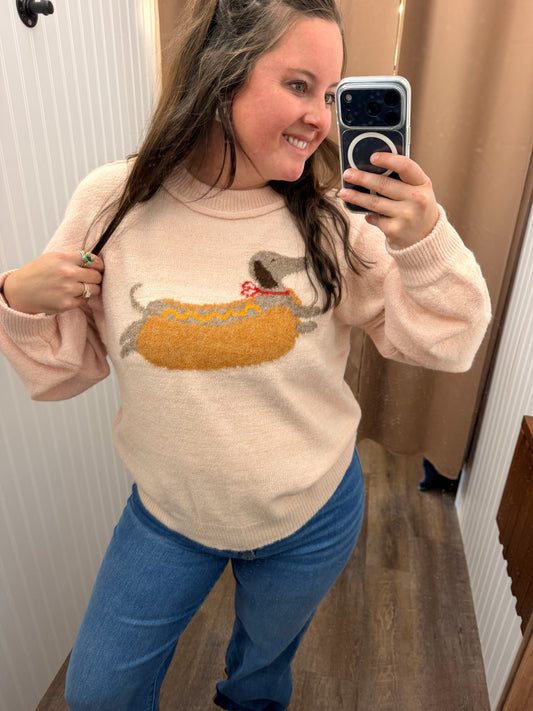 Hot Dog Sweater