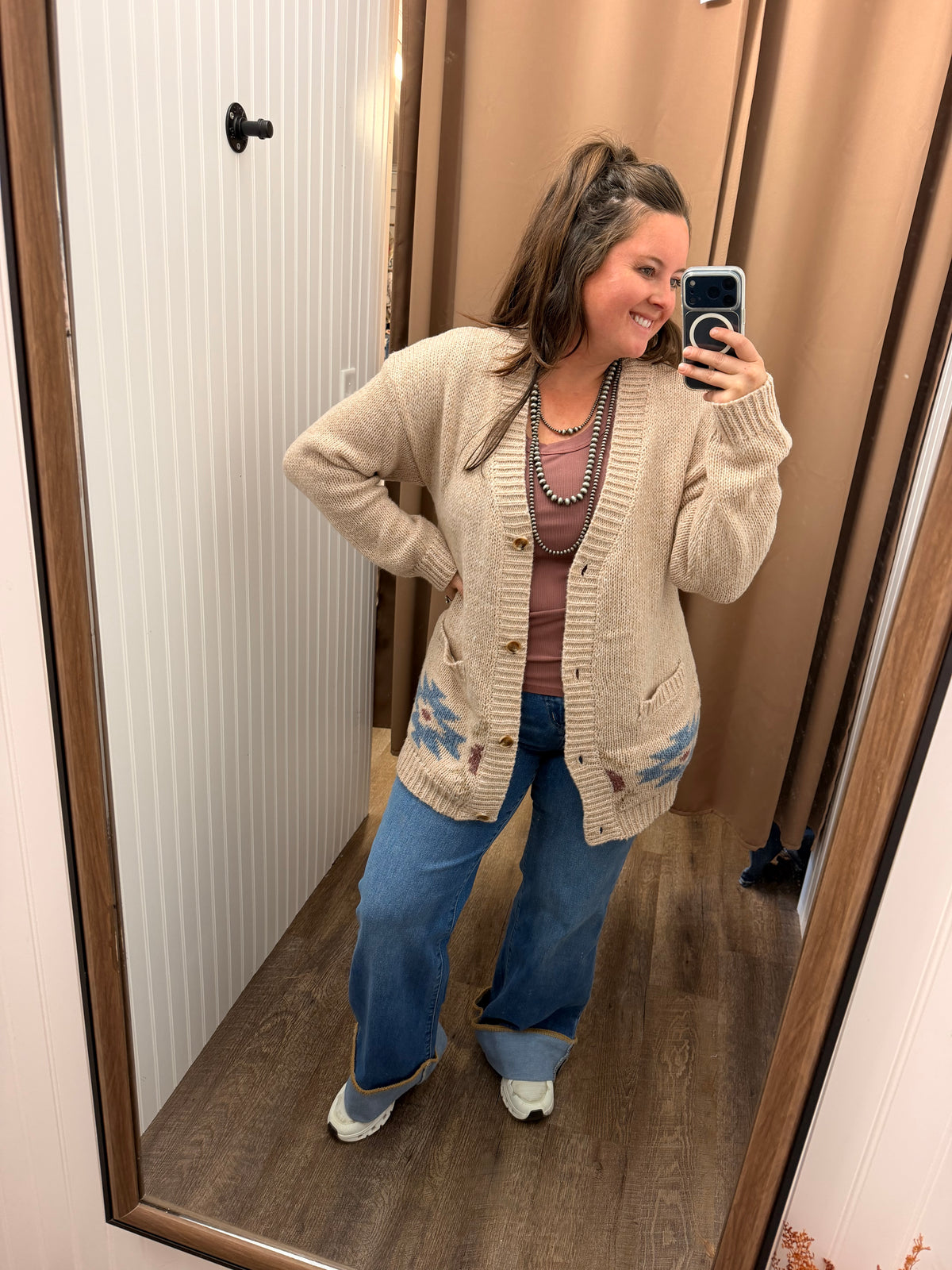 Western Horse Cardigan