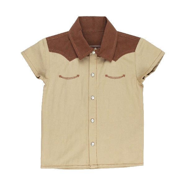 Kids Western Button-Up Shirt