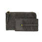 Faux Suede Karina Wristlet & Wallet