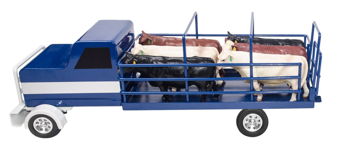 Cattle Truck Blue- PRE ORDER