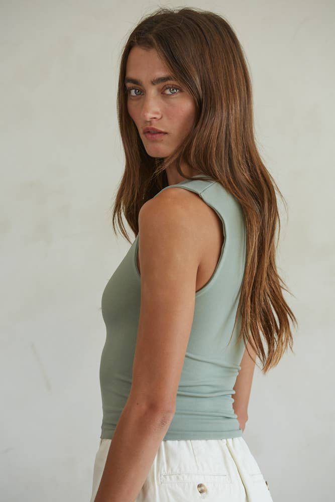 Double Layered Seamless Top (4 Colors)