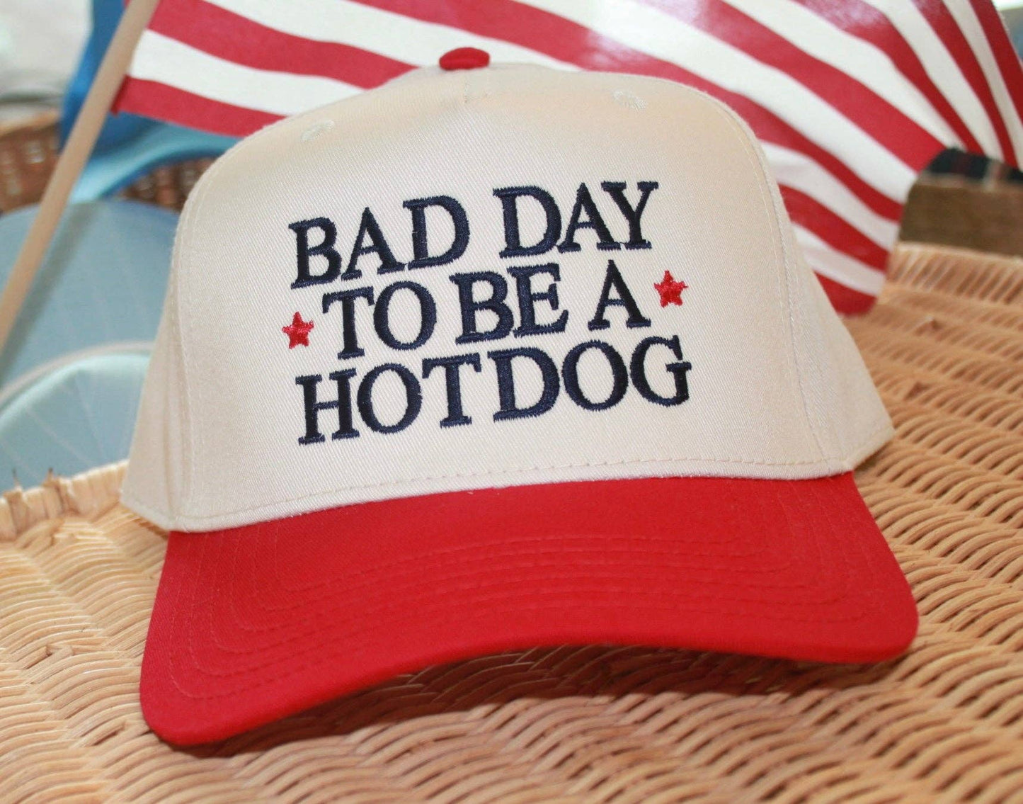 Bad Day To Be A Hotdog - Red/Natural