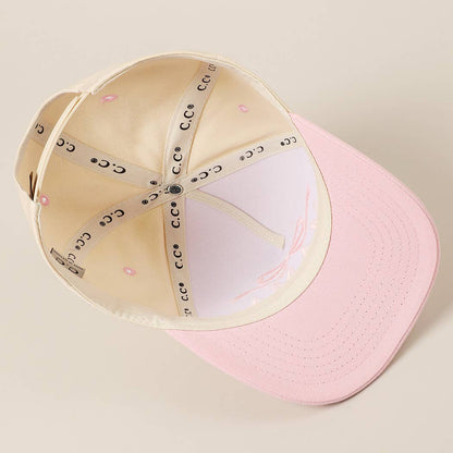 MAMA Ribbon Embroidered Two-Tone Trucker Hat (2 Colors)