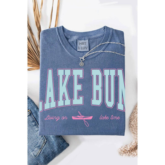LAKE BUM WASHED GRAPHIC TEE