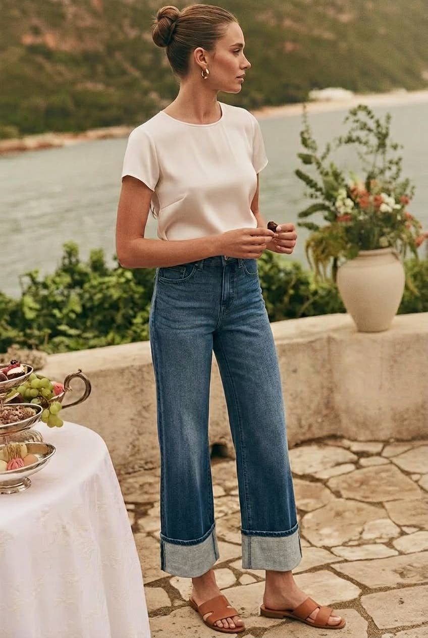 Artemis Vintage INSEAM TRANFORM TUMMY CONTROL HIGH RISE A-WIDE JEANS
