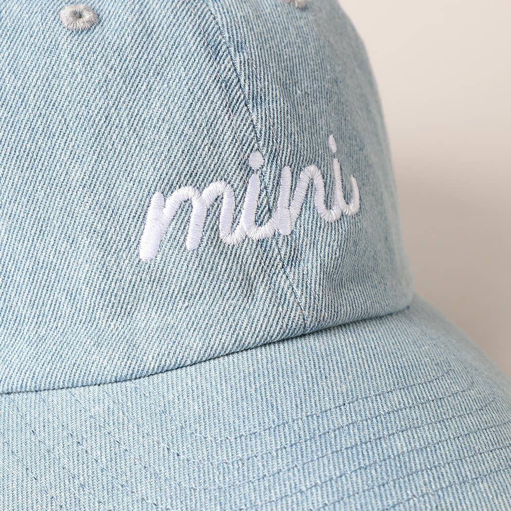 Mini Text Embroidery Cap