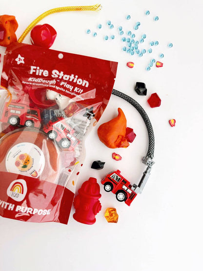 Fire Station KidDough Play Kit