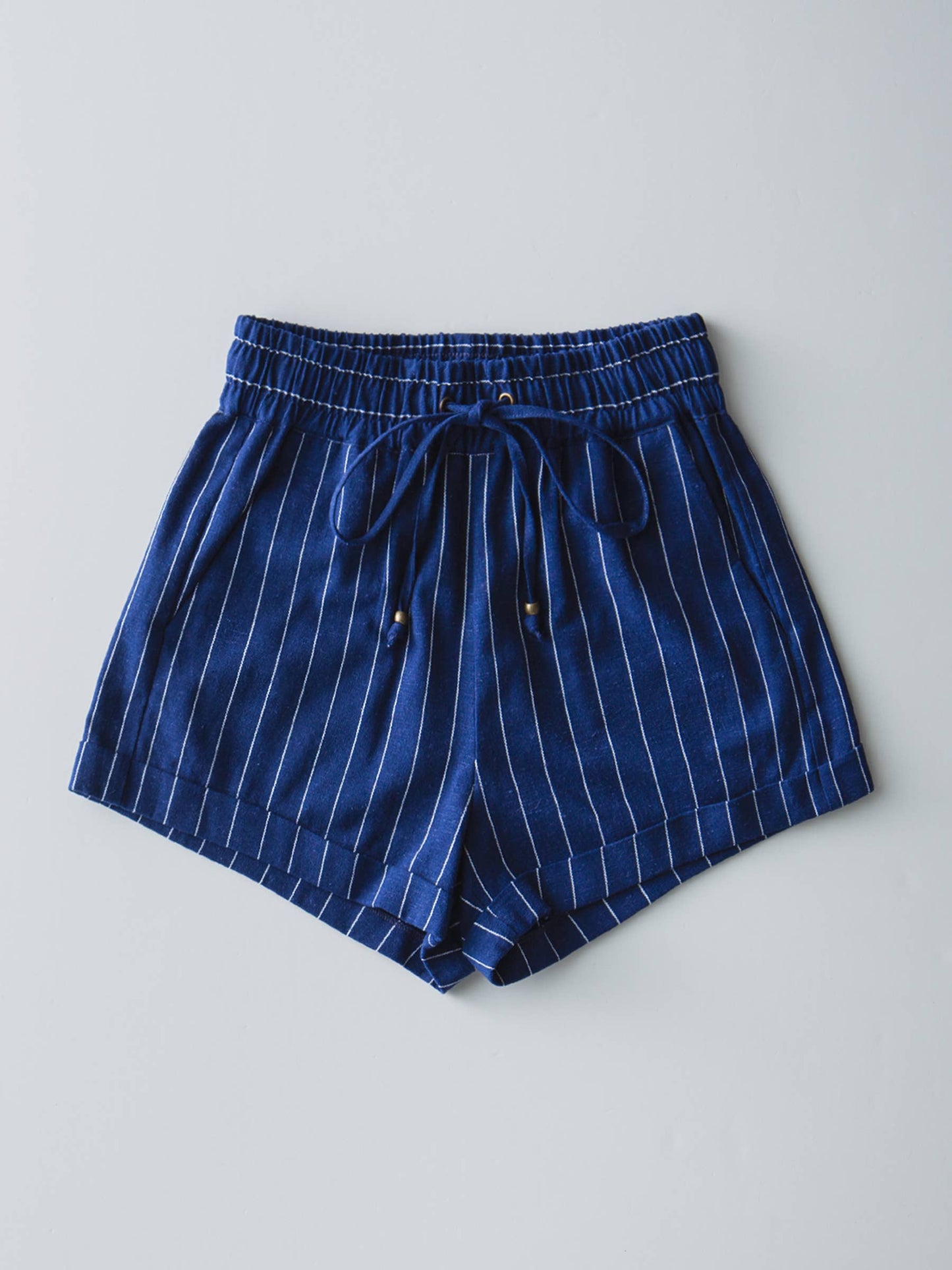 Relaxed Fit Linen Blend Shorts (2 Colors)