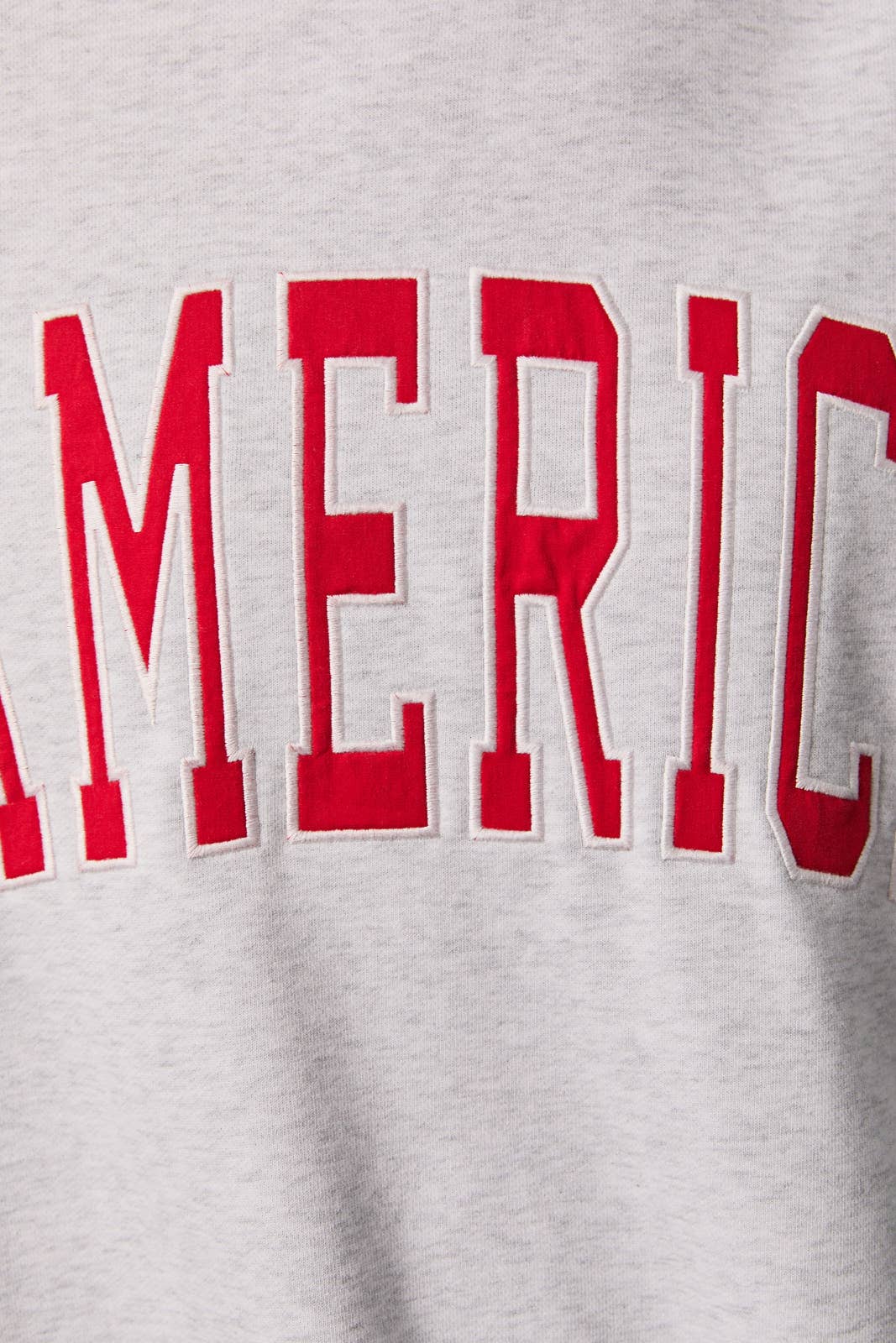 "AMERICA" LONG SLEEVE CREW NECK OVERSIZED SWEATSHIRT