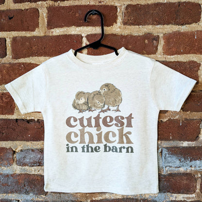 Cutest Chick Country Farm Western Girl Clothing Kid Clothes