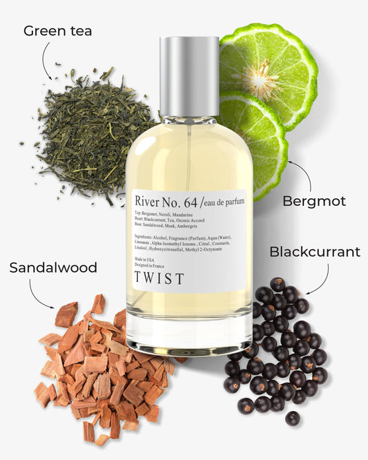 Twist River No. 64 - Inspired by C. Silver Mountain Water