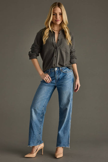 Dk. Gray Super Soft Button Up