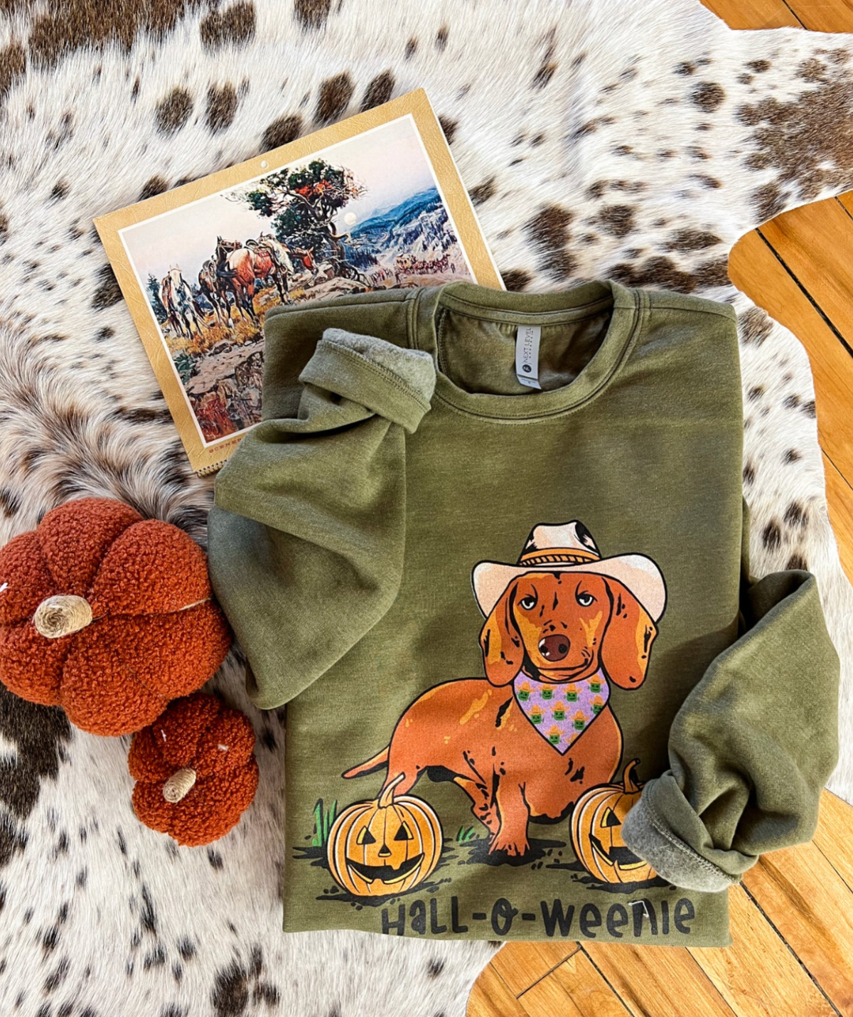 Hall-O-Weenie Sweatshirt – Olive