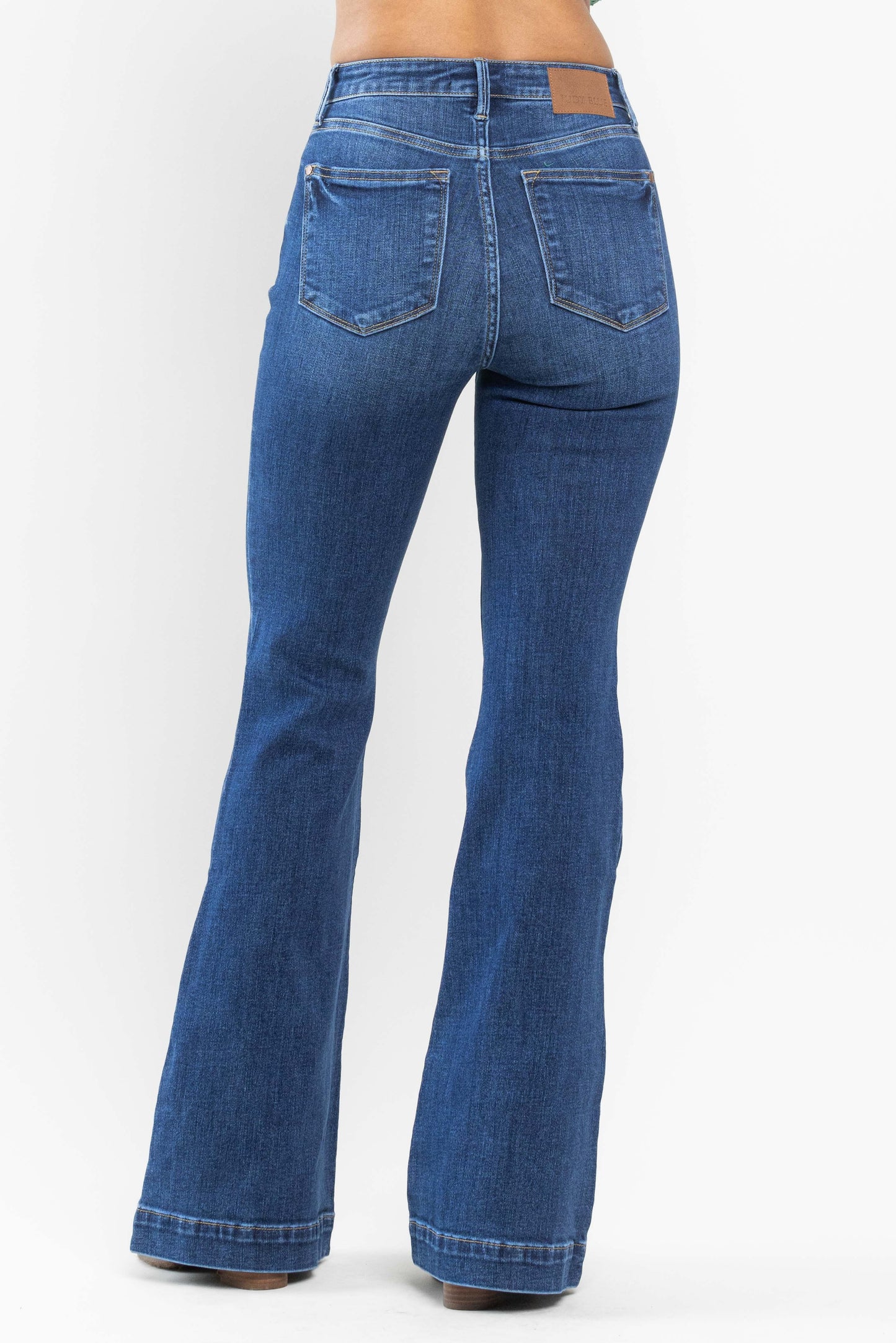 Judy Blue High Waisted Wide Hem Flare Jeans