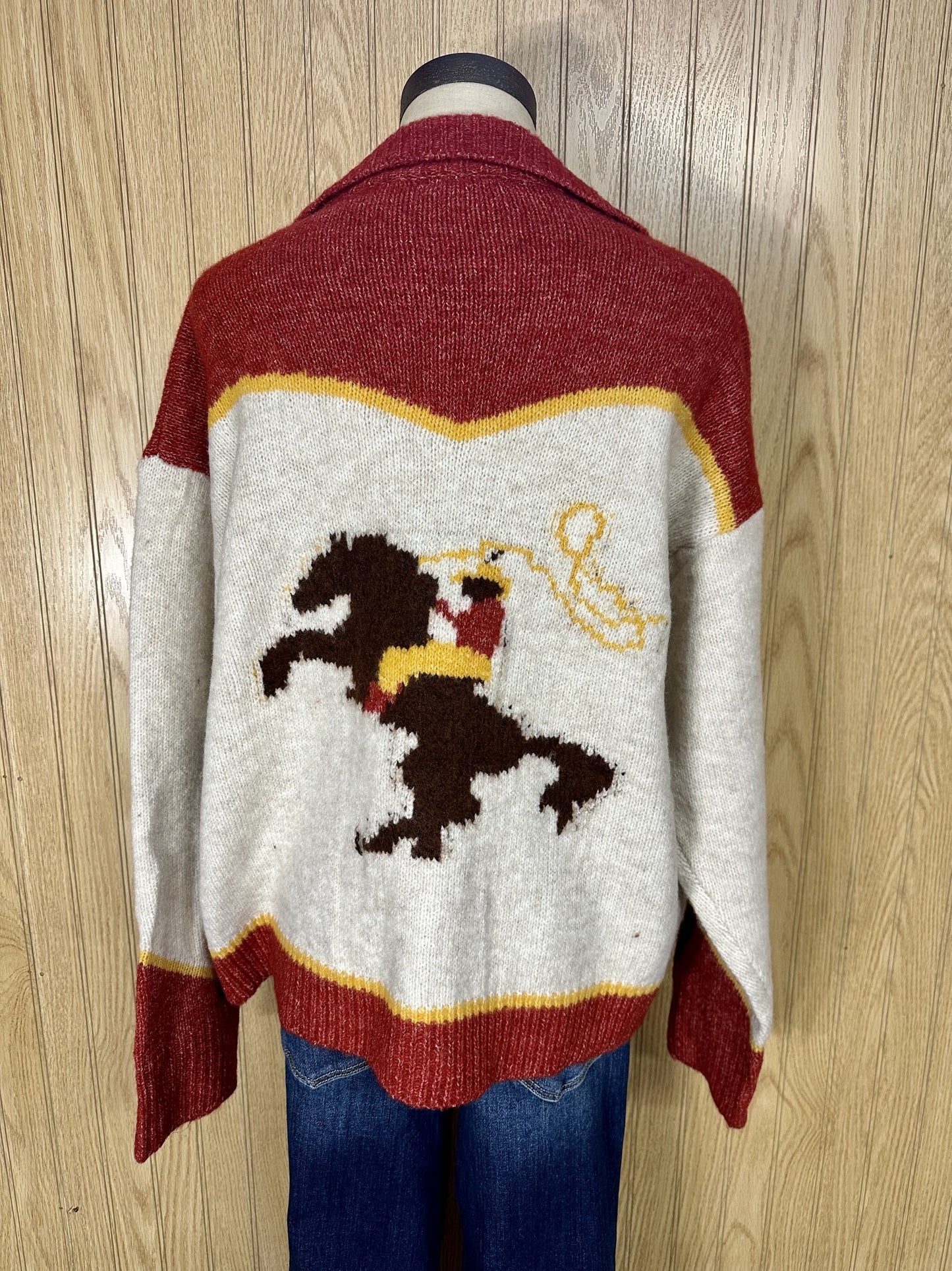 RODEO COWBOY KNIT SWEATER