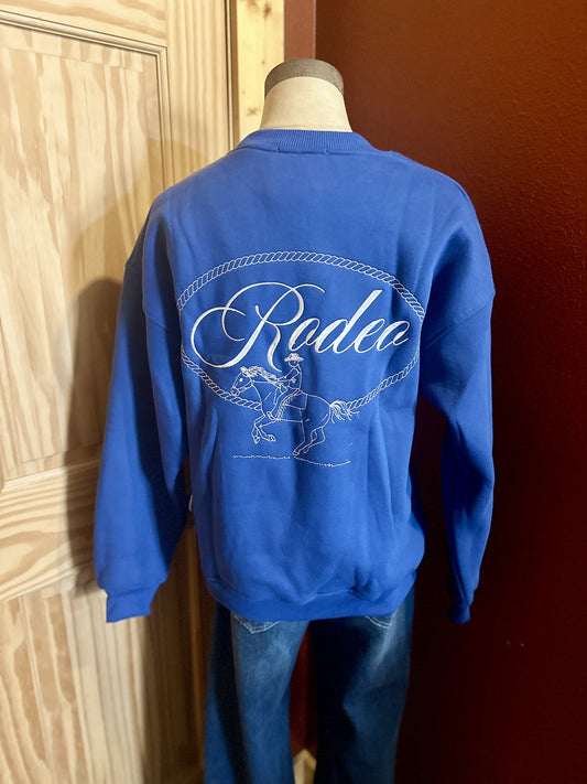 The Rodeo Royal Crewneck 💙