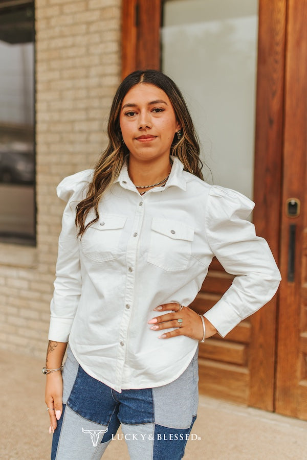 The Ivory Ridge Button-Up 🤍